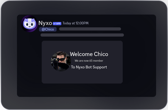 Welcome Message